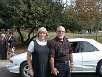  Claudia and Charles Turner at Wesley Woodson Turner's funeral in 2001.